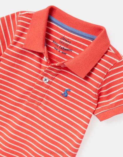 衣服 jp Joules 赤ちゃん フィルバート ポロ ロンパース 0-24 か月 ライトピンク 46RH406