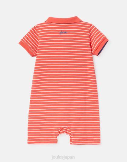 衣服 jp Joules 赤ちゃん フィルバート ポロ ロンパース 0-24 か月 ライトピンク 46RH406