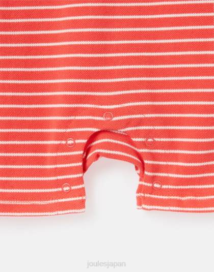 衣服 jp Joules 赤ちゃん フィルバート ポロ ロンパース 0-24 か月 ライトピンク 46RH406