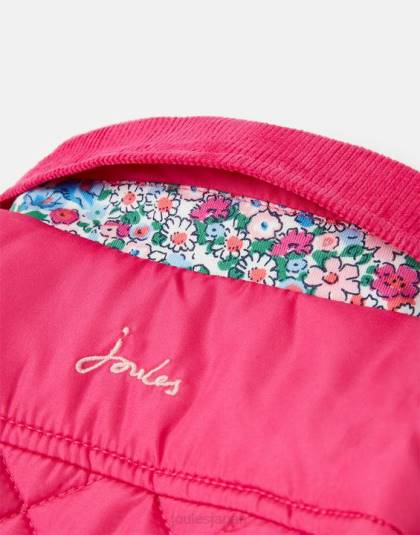 衣服 jp Joules 女の子 メイベル キルティング コート 0-3 歳 明るいピンク 46RH392