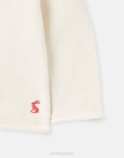 衣服 jp Joules 赤ちゃん ベッツィー 刺繍カーディガン 0～3歳 クリームテントウムシ 46RH395
