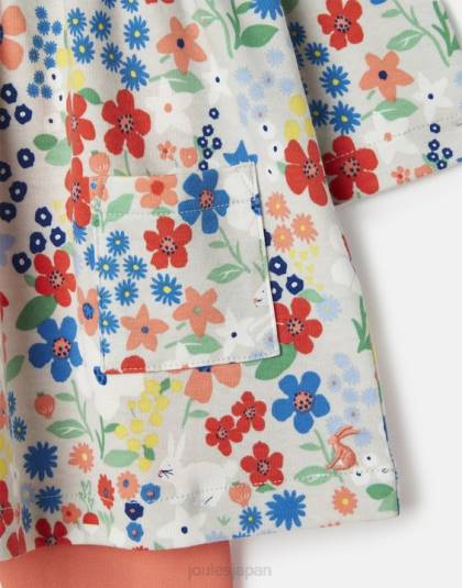 衣服 jp Joules 女の子 クリスティーナ ドレスとレギンスセット 0-3歳 バニーグレー 46RH418