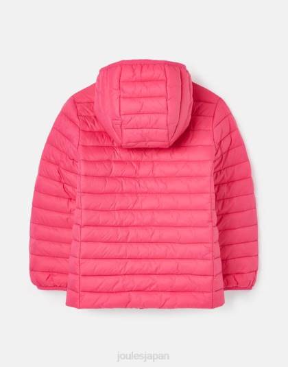 衣服 jp Joules 女の子 キネアード シャワープルーフ リサイクル パッカブル パッド入りジャケット 1 ～ 12 歳 明るいピンク 46RH279
