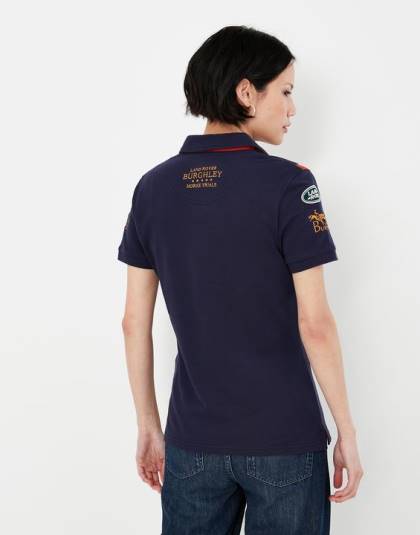 衣服 jp Joules 女性 バーリー ポロシャツ 2022 フランス海軍 46RH135