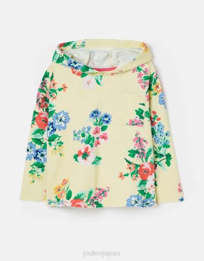衣服 jp Joules 女の子 アビー ライトウェイト オーバーヘッド フーディ 2 ～ 12 歳 パステルイエロー 46RH282