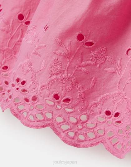 衣服 jp Joules 女の子 キキ ティアード ミディドレス 2-12 歳 オーロラピンク 46RH294
