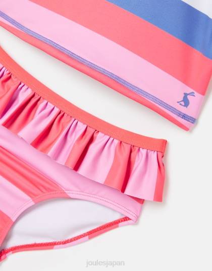 衣服 jp Joules 女の子 ローリエ タンキニ 2～12 歳 マルチストライプ 46RH296