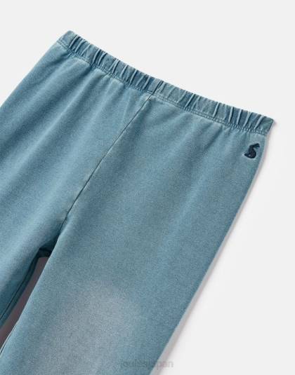 衣服 jp Joules 女の子 ミニー ジャージ デニム レギンス 2-12 歳 デニム 46RH301