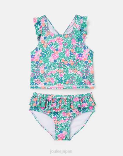 衣服 jp Joules 女の子 ローリエ タンキニ 2～12 歳 マルチディッシー 46RH312