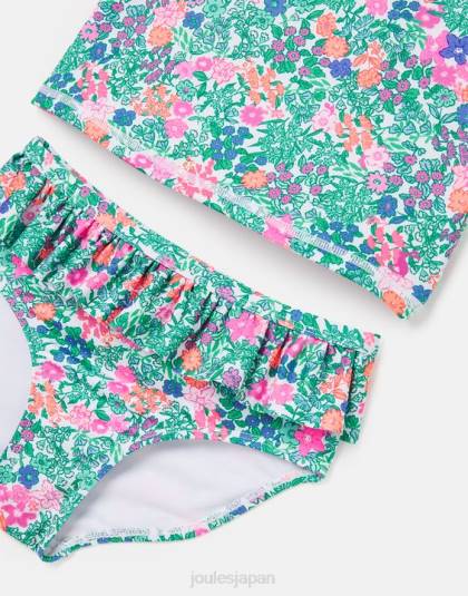 衣服 jp Joules 女の子 ローリエ タンキニ 2～12 歳 マルチディッシー 46RH312