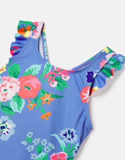 衣服 jp Joules 女の子 ローリエ タンキニ 2～12 歳 青い花柄 46RH319