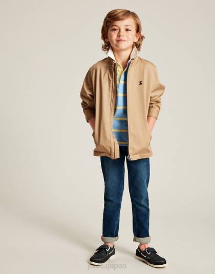 衣服 jp Joules 男の子たち ハリントンジャケット 2-12年 ライト・ブラウン 46RH336