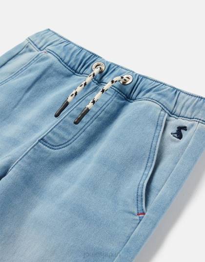 衣服 jp Joules 男の子たち ローガン ジャージー デニム ジョガー 2-12 歳 軽い洗濯 46RH339