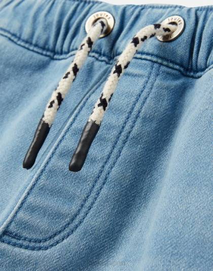衣服 jp Joules 男の子たち ローガン ジャージー デニム ジョガー 2-12 歳 軽い洗濯 46RH339