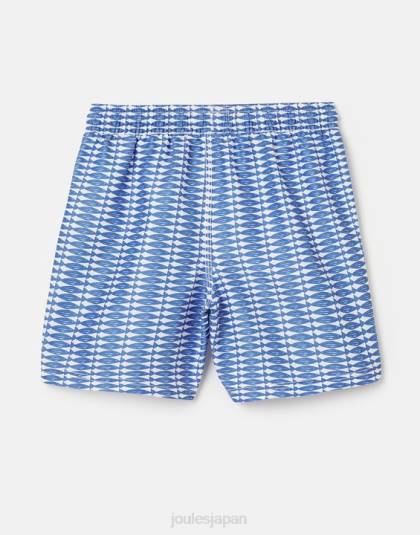 衣服 jp Joules 赤ちゃん オーシャン プリント スイミング ショーツ 2 ～ 12 歳 青い魚 46RH356
