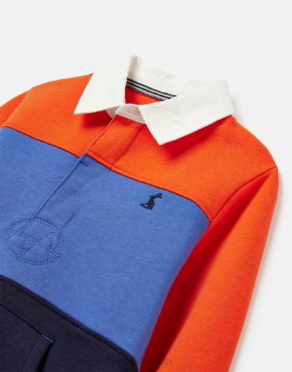 衣服 jp Joules 男の子たち ラグビー スウェットシャツを試す 2 ～ 12 歳 海軍 46RH363