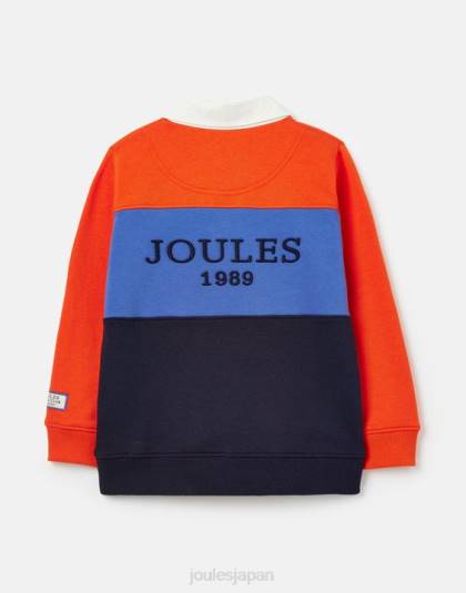 衣服 jp Joules 男の子たち ラグビー スウェットシャツを試す 2 ～ 12 歳 海軍 46RH363