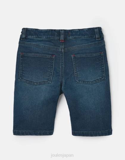 衣服 jp Joules 男の子たち ブランドン ジャージ デニム ショート 2-12 歳 ミッドブルー 46RH370