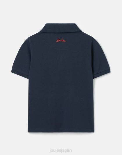 衣服 jp Joules 男の子たち ウッディ ポロシャツ 2～12歳 フランス海軍 46RH372