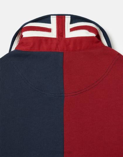 衣服 jp Joules 男の子たち ユニオンラグビーシャツ 2-12 歳 フランス海軍 46RH374