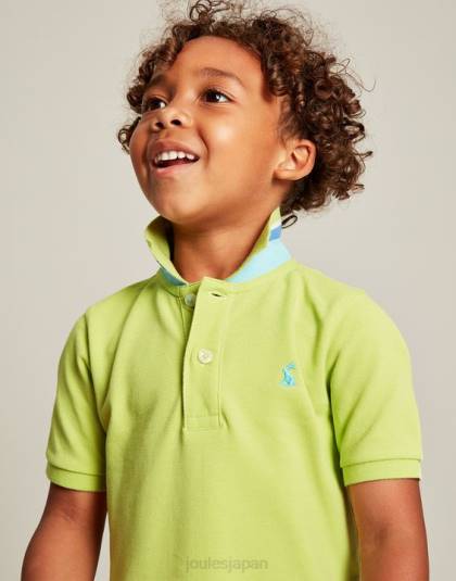 衣服 jp Joules 男の子たち ウッディ ポロシャツ 2～12歳 ライムグラニータ 46RH375