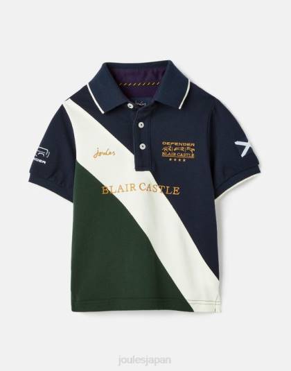 衣服 jp Joules 男の子たち ブレア ポロシャツ 2～12 歳 フランス海軍 46RH376