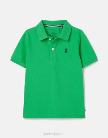 衣服 jp Joules 男の子たち ウッディ ポロシャツ 2～12歳 緑 46RH377