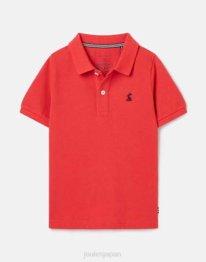 衣服 jp Joules 男の子たち ウッディ ポロシャツ 2～12歳 赤 46RH380
