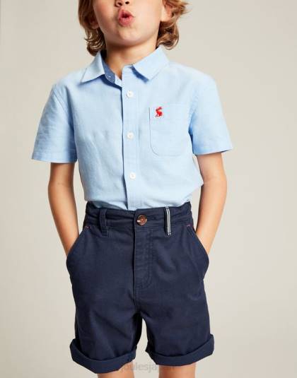 衣服 jp Joules 男の子たち ケイレブ チノショーツ 2-12 歳 フランス海軍 46RH381