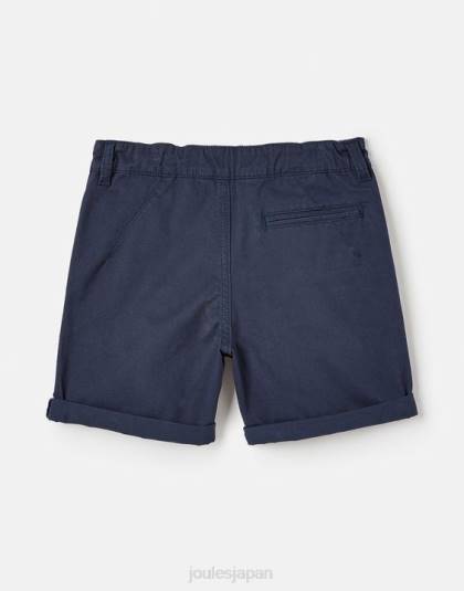 衣服 jp Joules 男の子たち ケイレブ チノショーツ 2-12 歳 フランス海軍 46RH381