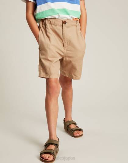 衣服 jp Joules 男の子たち ジェイク ショーツ 2～12 歳 ライト・ブラウン 46RH383