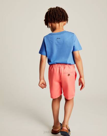 衣服 jp Joules 男の子たち ジェイク ショーツ 2～12 歳 ソフトコーラル 46RH384