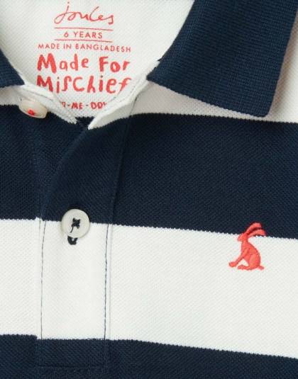 衣服 jp Joules 男の子たち フィルバート ストライプ ポロシャツ 2-12 歳 フレンチネイビーストライプ 46RH387