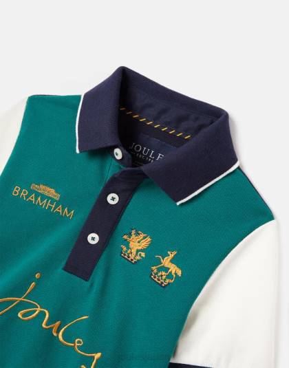 衣服 jp Joules 男の子たち 子供用ユニセックスブラムハムポロ 2-12 歳 パシフィック 46RH84
