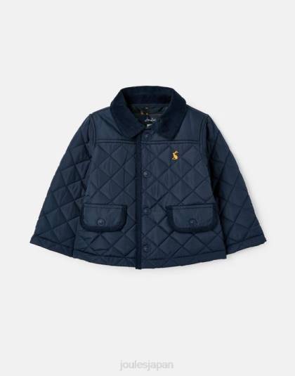 衣服 jp Joules 男の子たち ミルフォード キルティング ジャケット 最長 3 か月 - 3 歳 フランス海軍 46RH437