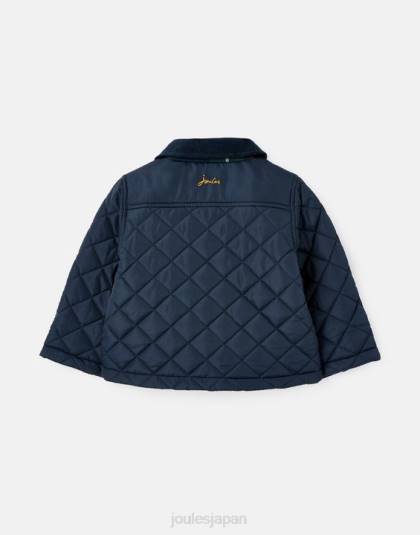 衣服 jp Joules 男の子たち ミルフォード キルティング ジャケット 最長 3 か月 - 3 歳 フランス海軍 46RH437