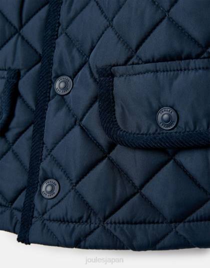 衣服 jp Joules 男の子たち ミルフォード キルティング ジャケット 最長 3 か月 - 3 歳 フランス海軍 46RH437