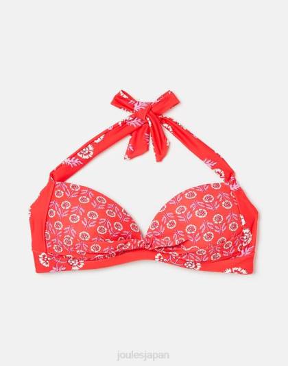 衣服 jp Joules 女性 ジャスミンビキニトップ ピンクの頭が変な 46RH108