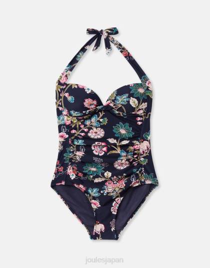 衣服 jp Joules 女性 ジャスミン水着 ネイビーフローラル 46RH111
