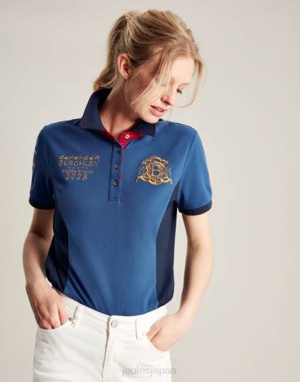 衣服 jp Joules 女性 バーリーのポロシャツ 濃紺 46RH114