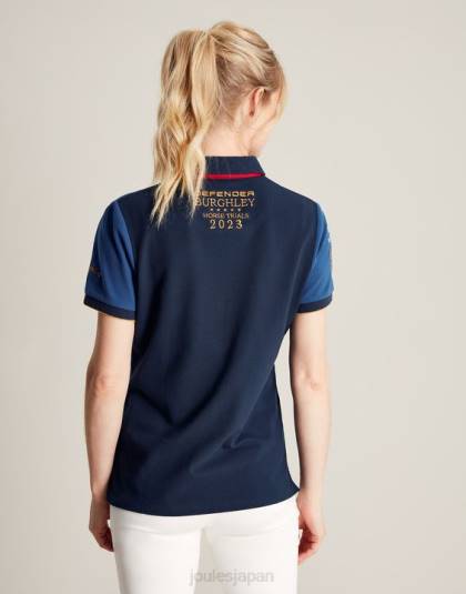衣服 jp Joules 女性 バーリーのポロシャツ 濃紺 46RH114