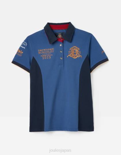 衣服 jp Joules 女性 バーリーのポロシャツ 濃紺 46RH114
