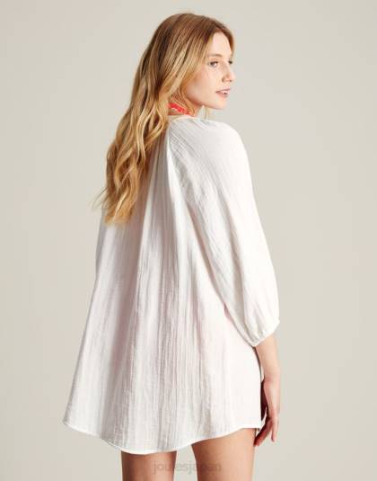衣服 jp Joules 女性 カレーボタンスルーブラウス 明るい白色 46RH115