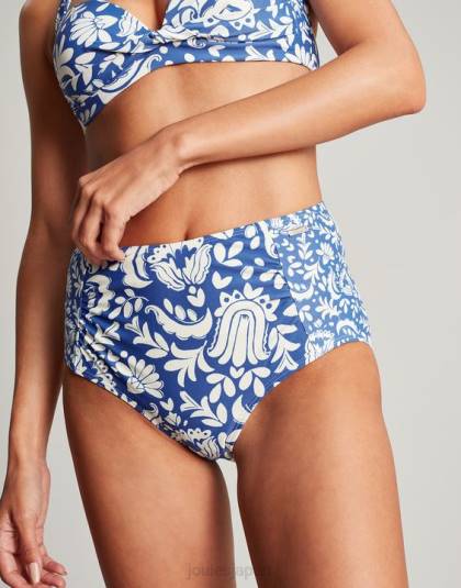 衣服 jp Joules 女性 ジャスミンビキニボトムス ブルーモザイク 46RH124