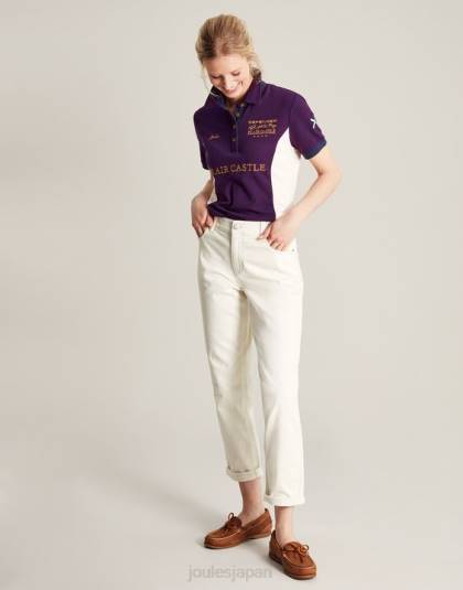 衣服 jp Joules 女性 ブレアポロシャツ 紫のベリー 46RH127