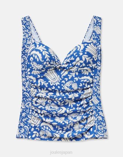 衣服 jp Joules 女性 ジャスミンタンキニ ブルーモザイク 46RH128