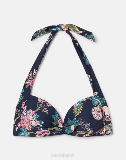 衣服 jp Joules 女性 ジャスミンビキニトップ ネイビーフローラル 46RH132