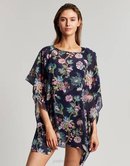 衣服 jp Joules 女性 ロザンナが隠蔽する ネイビーフローラル 46RH133