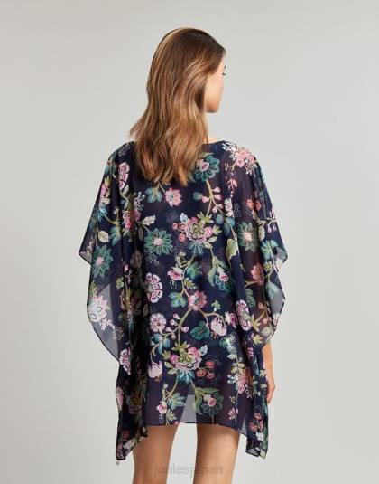 衣服 jp Joules 女性 ロザンナが隠蔽する ネイビーフローラル 46RH133