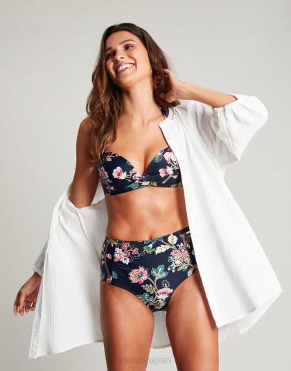衣服 jp Joules 女性 ジャスミンビキニボトムス ネイビーフローラル 46RH137